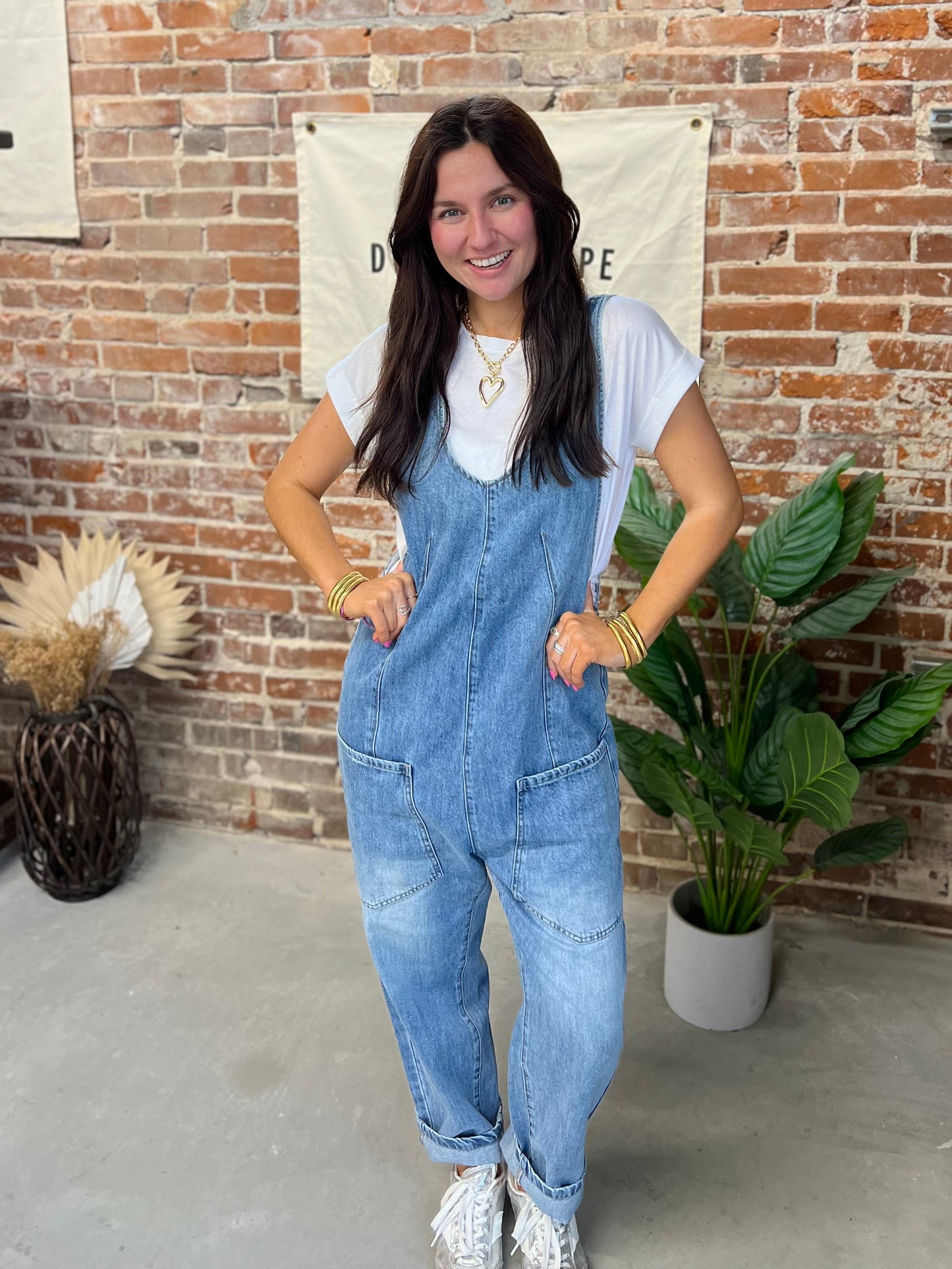 Mia Denim Overalls