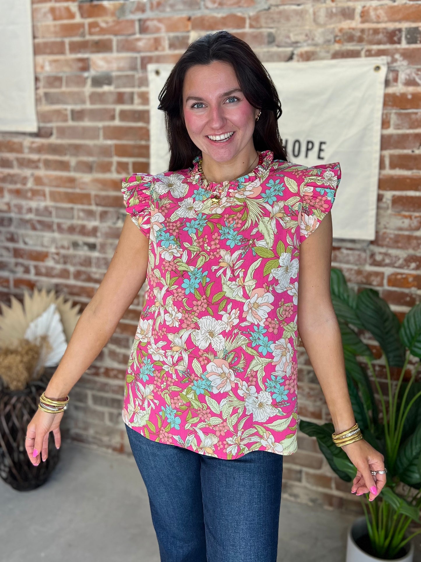 Melody Blouse - Fuchsia