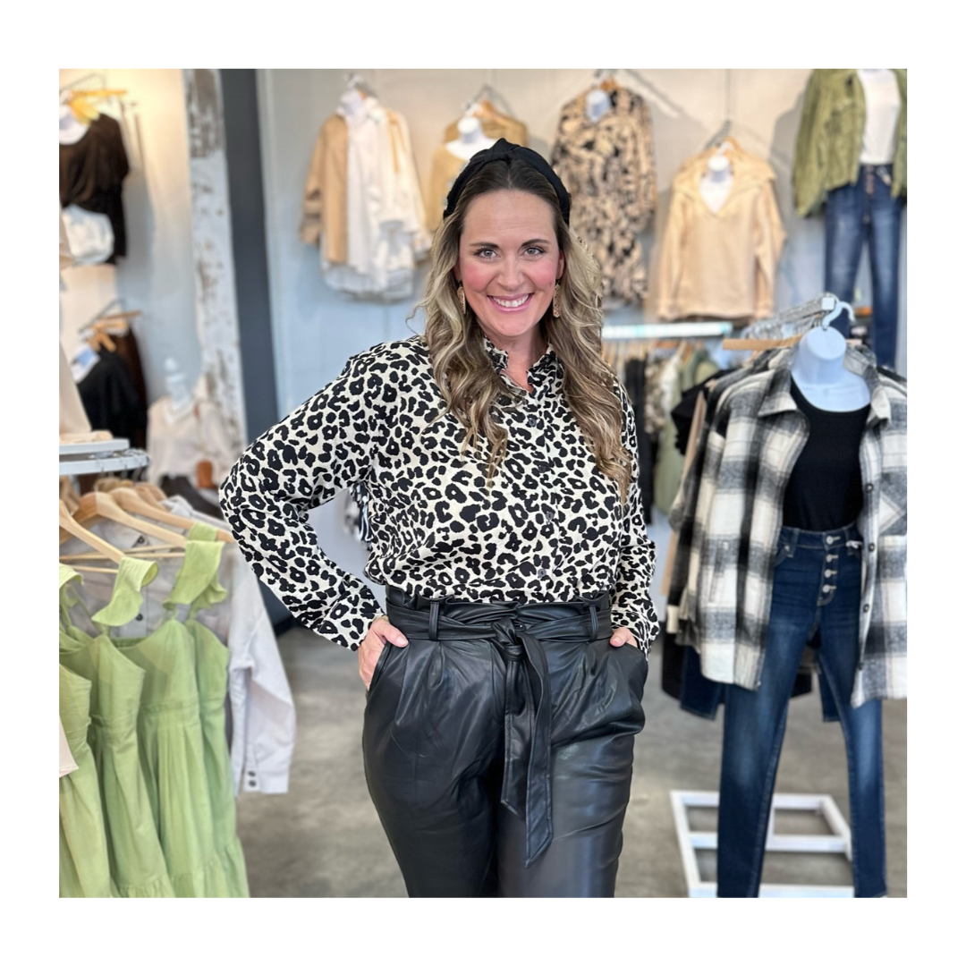 Rover Blouse - Leopard