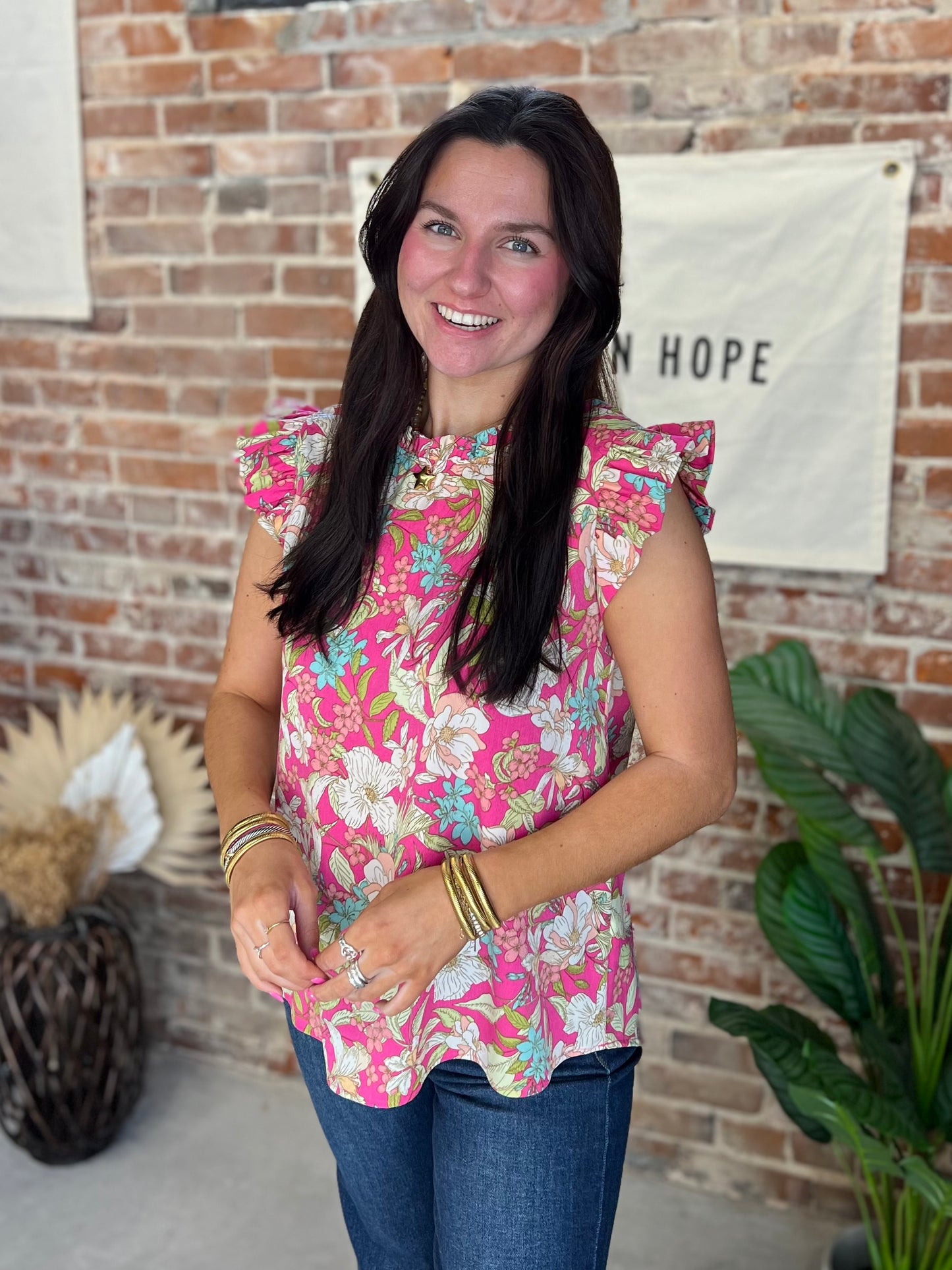 Melody Blouse - Fuchsia