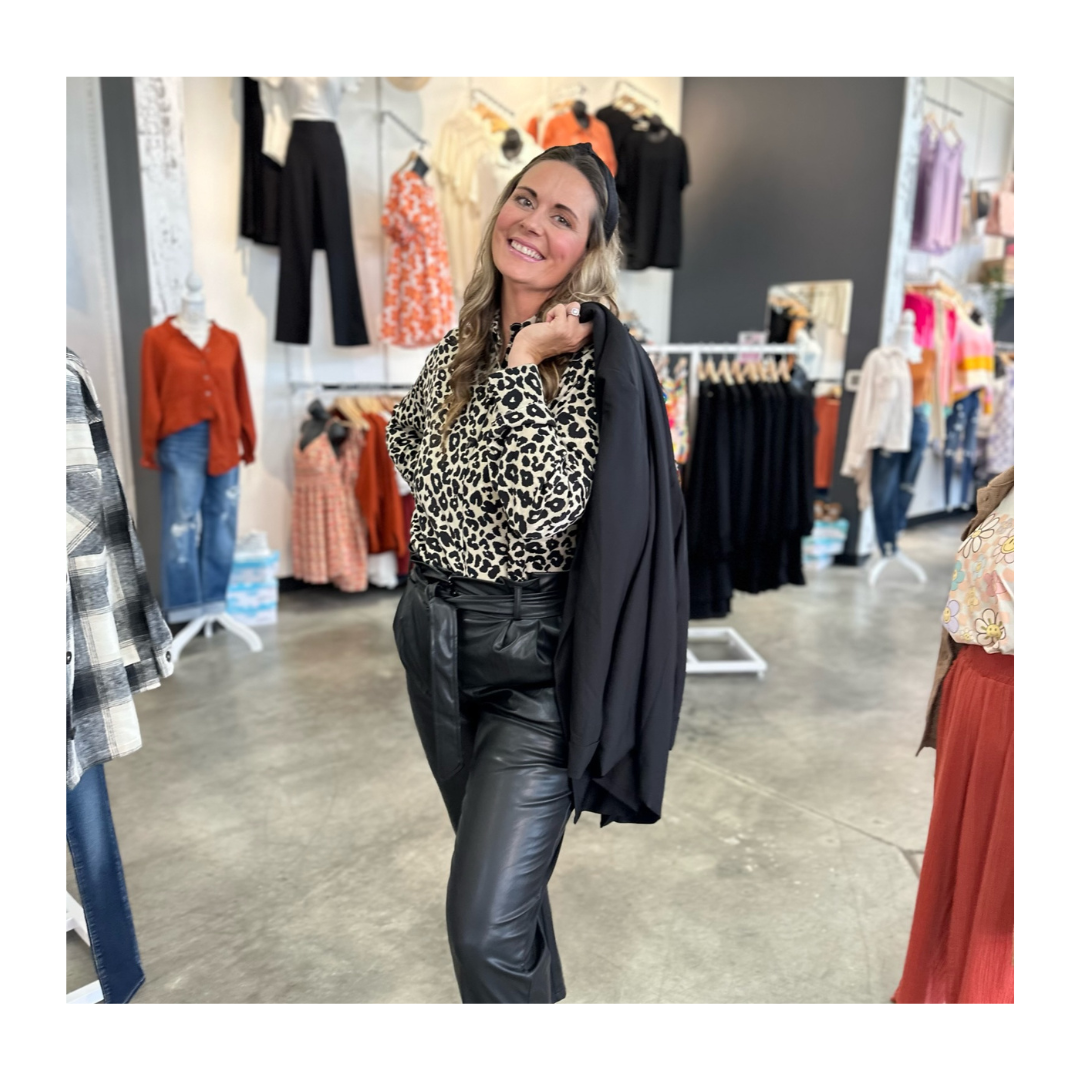 Rover Blouse - Leopard