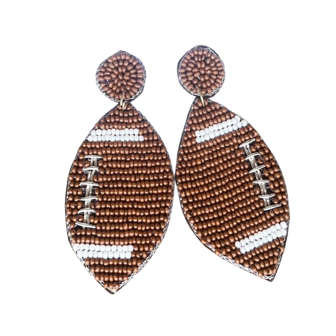 Seed Bead Football Posts