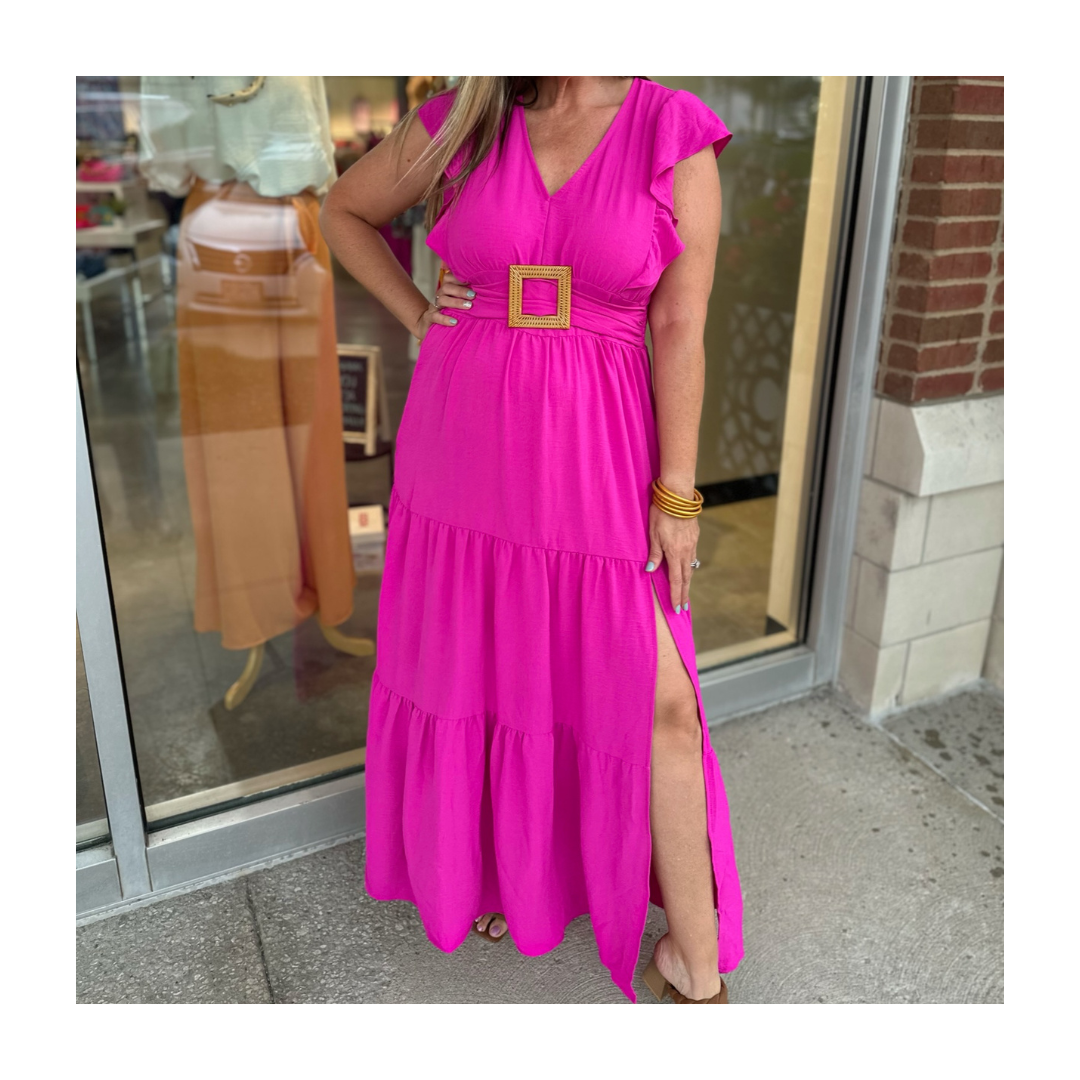 Arabella Dress - Fuchsia