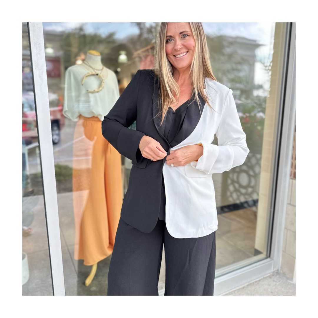 Half & Half Blazer