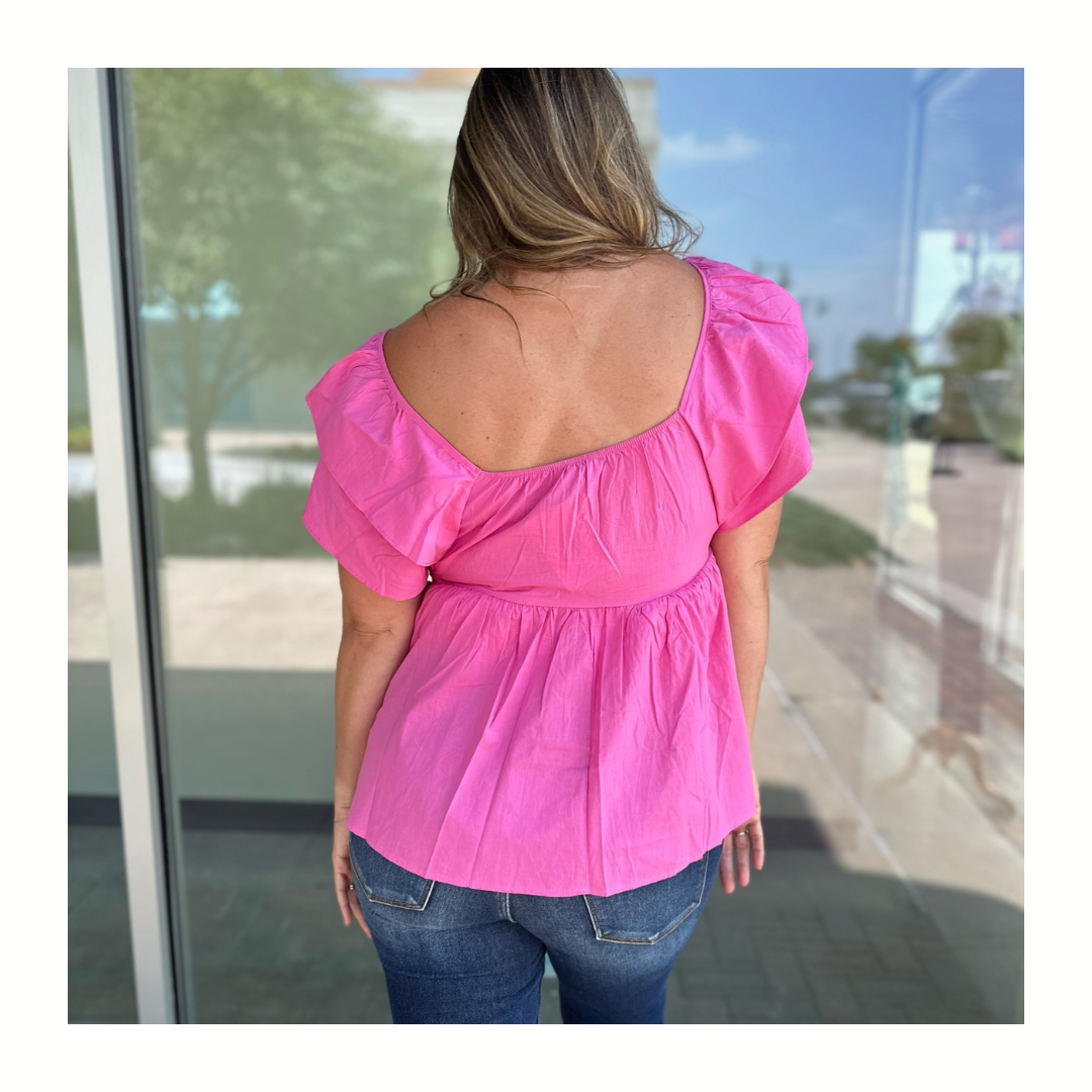 Amora Blouse - Pink