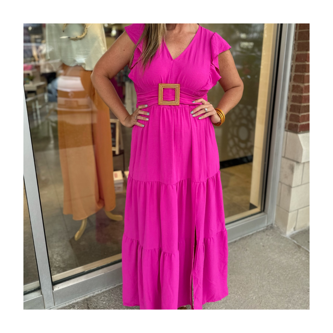 Arabella Dress - Fuchsia