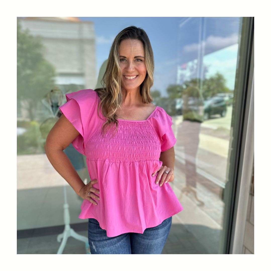 Amora Blouse - Pink