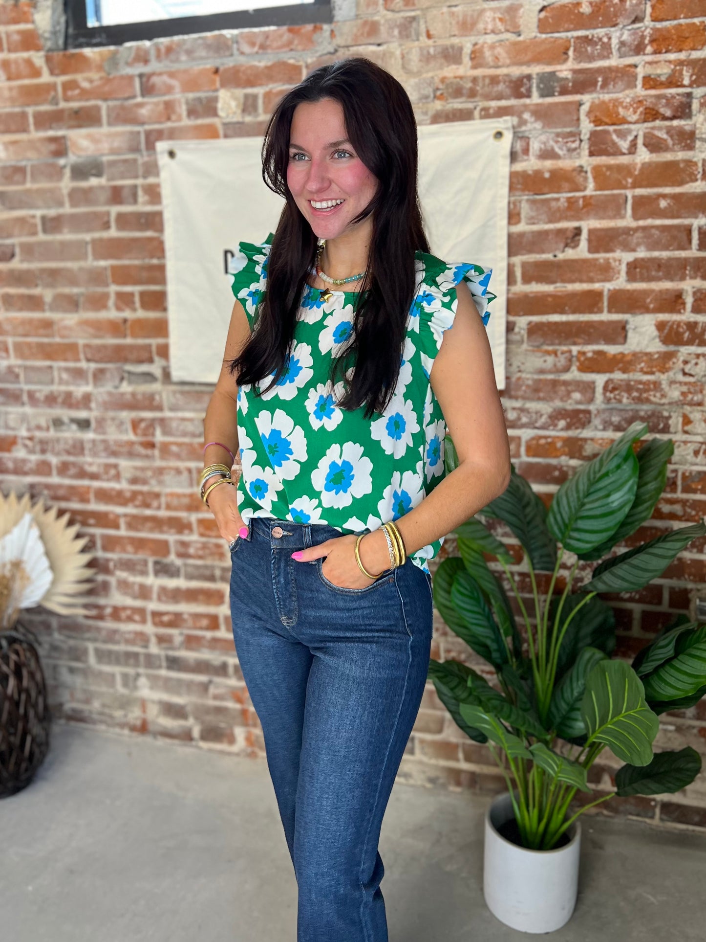 Poppy Blouse - Green