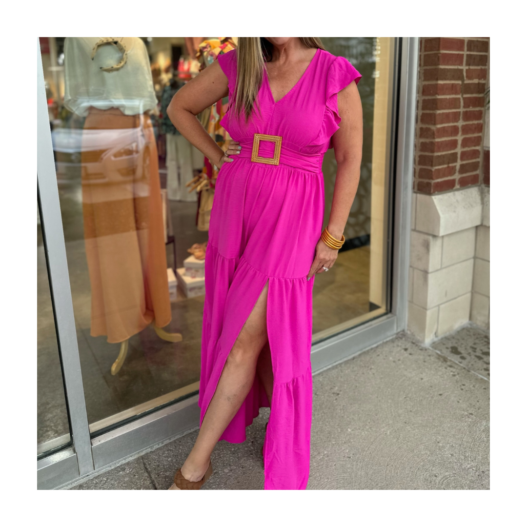 Arabella Dress - Fuchsia