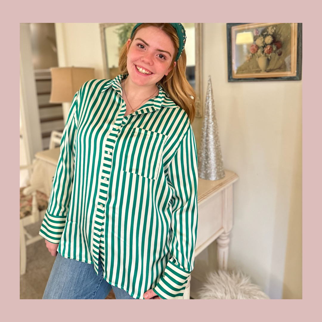 Jolly Green Girl Blouse