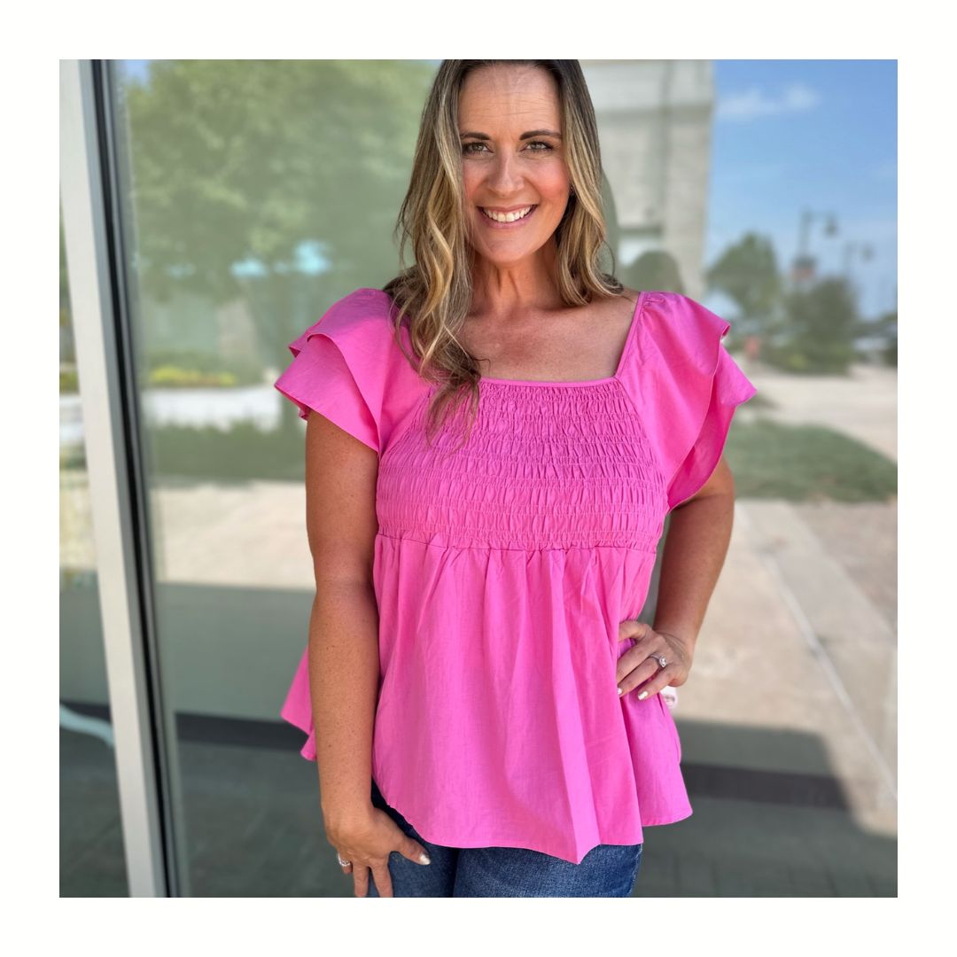 Amora Blouse - Pink