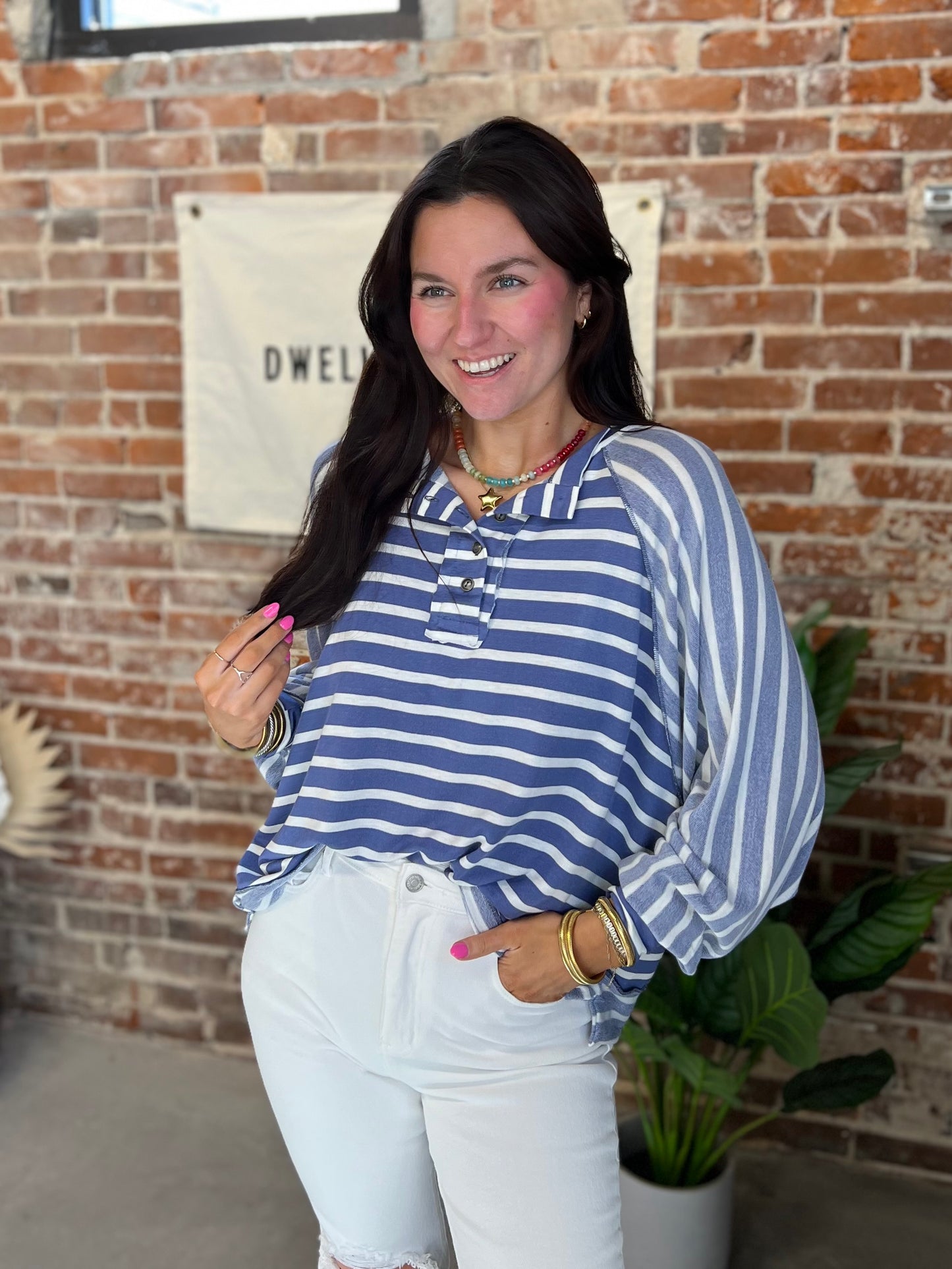 Madison Striped Top