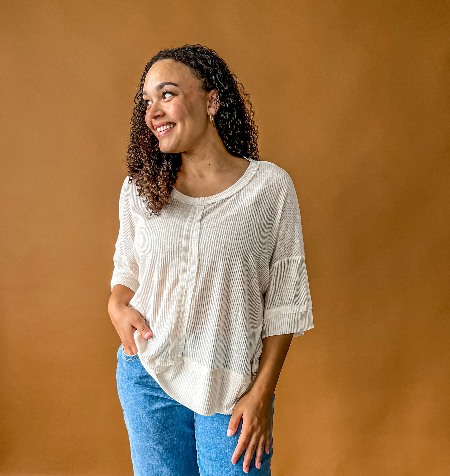 Sharice Top - Oatmeal