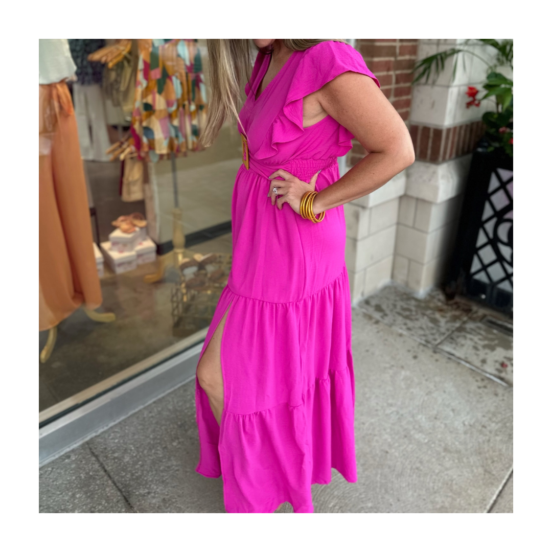 Arabella Dress - Fuchsia