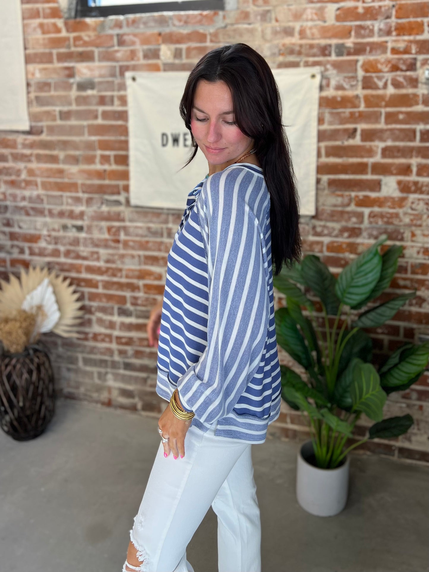 Madison Striped Top