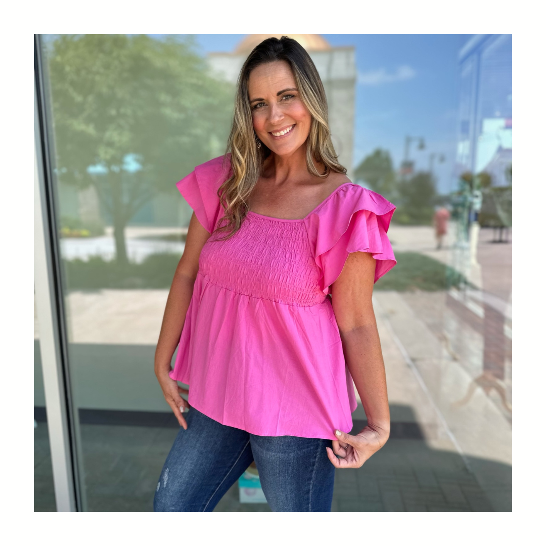 Amora Blouse - Pink