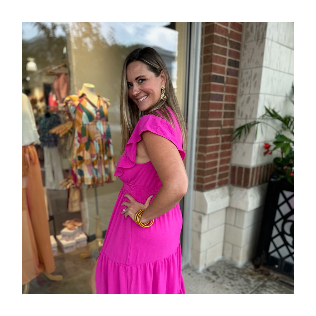 Arabella Dress - Fuchsia