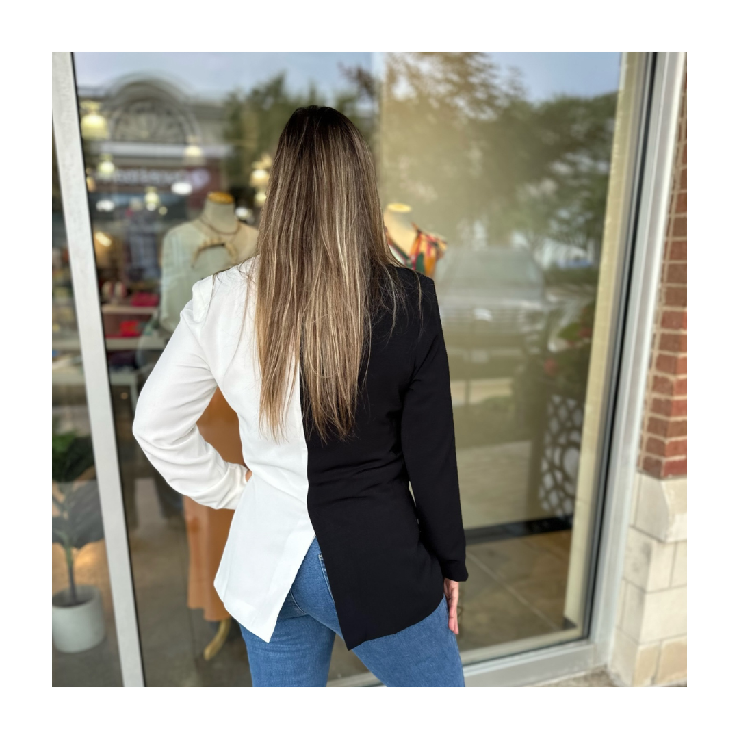 Half & Half Blazer