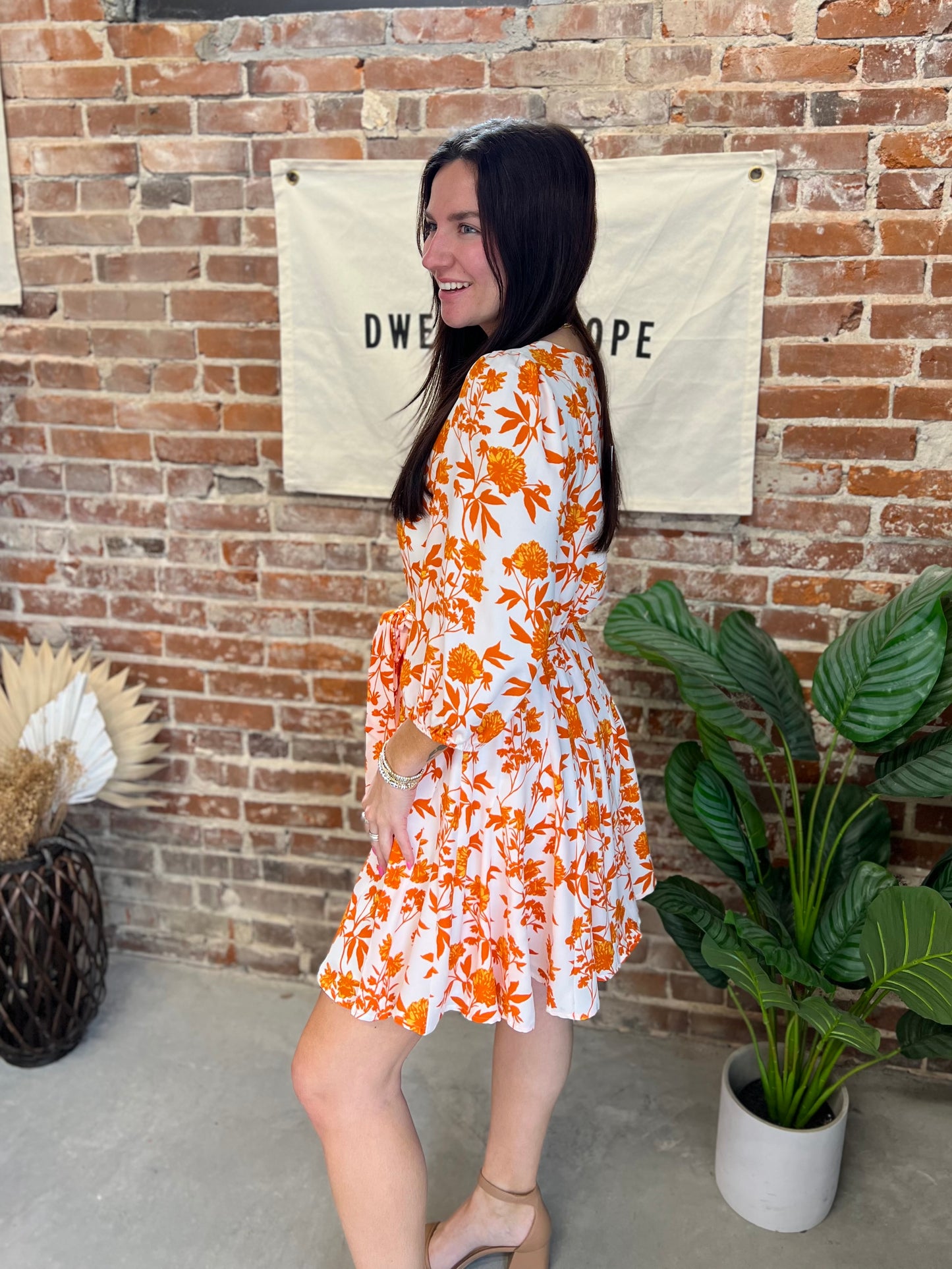 Janie Dress - Orange