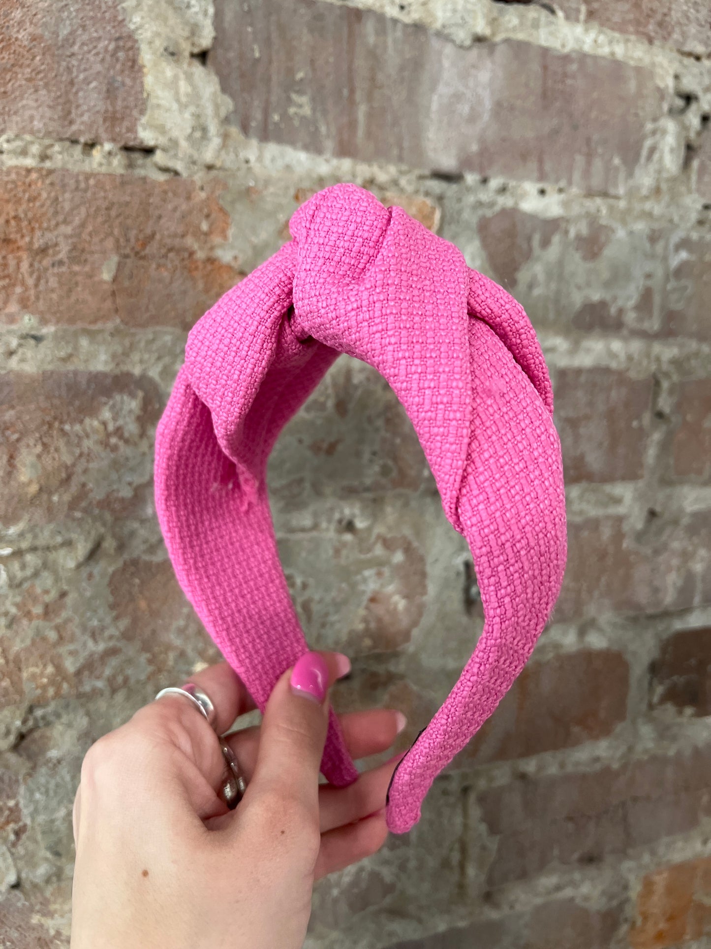Pink Twist Headband