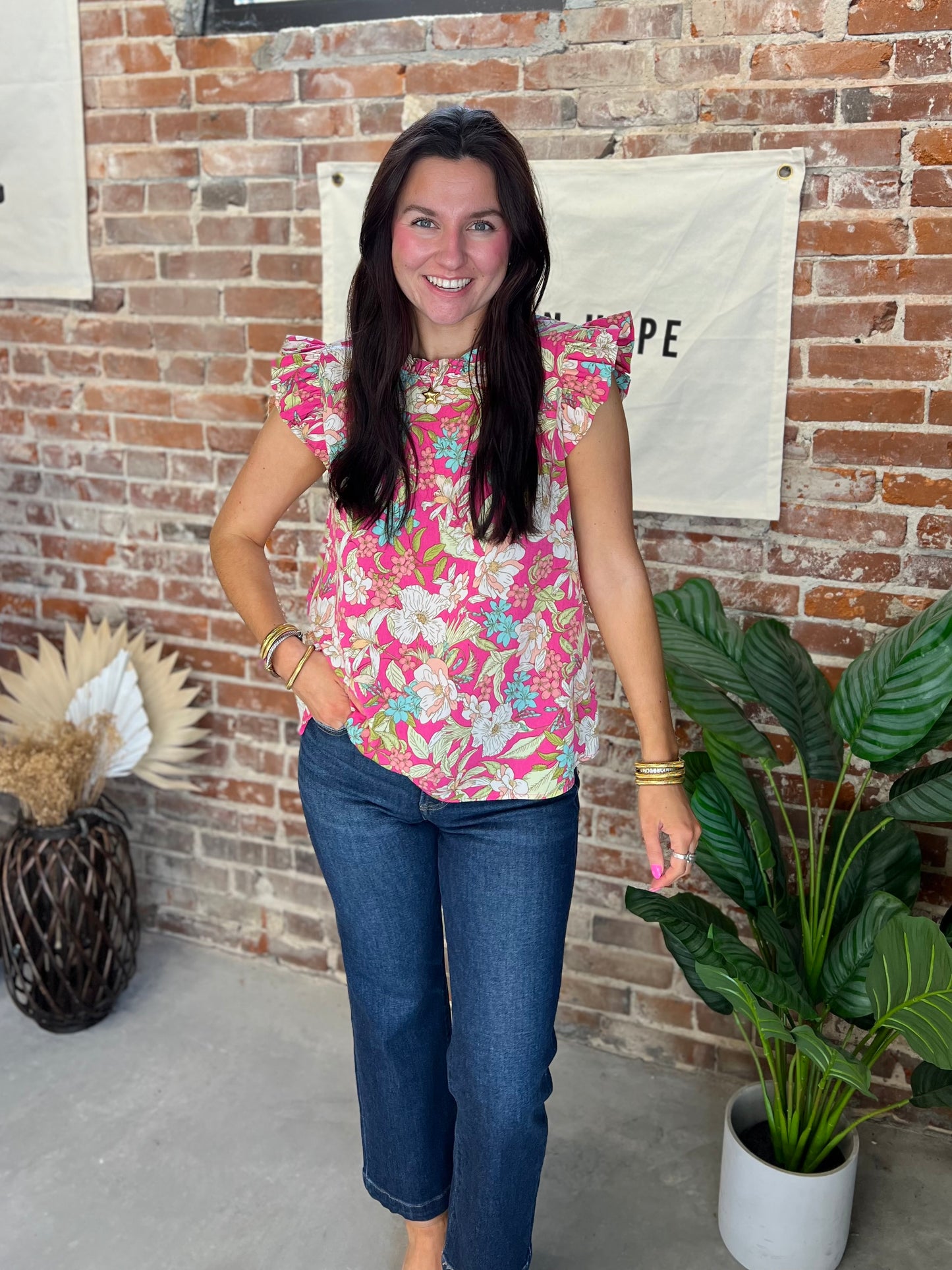 Melody Blouse - Fuchsia