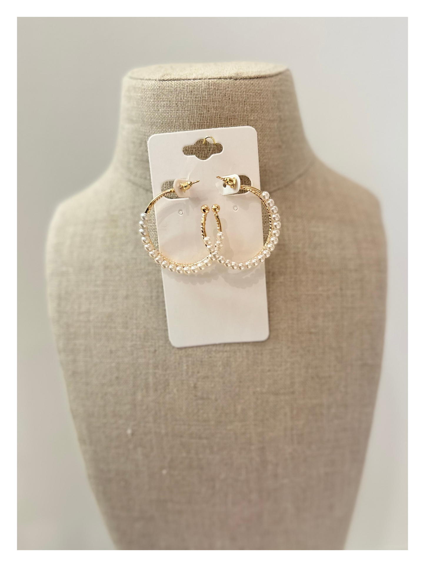 Percy Pearl Hoops
