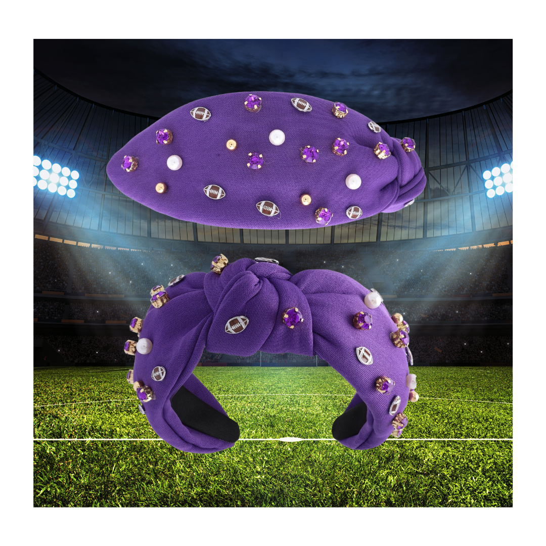 Boys of Fall Headband - Purple