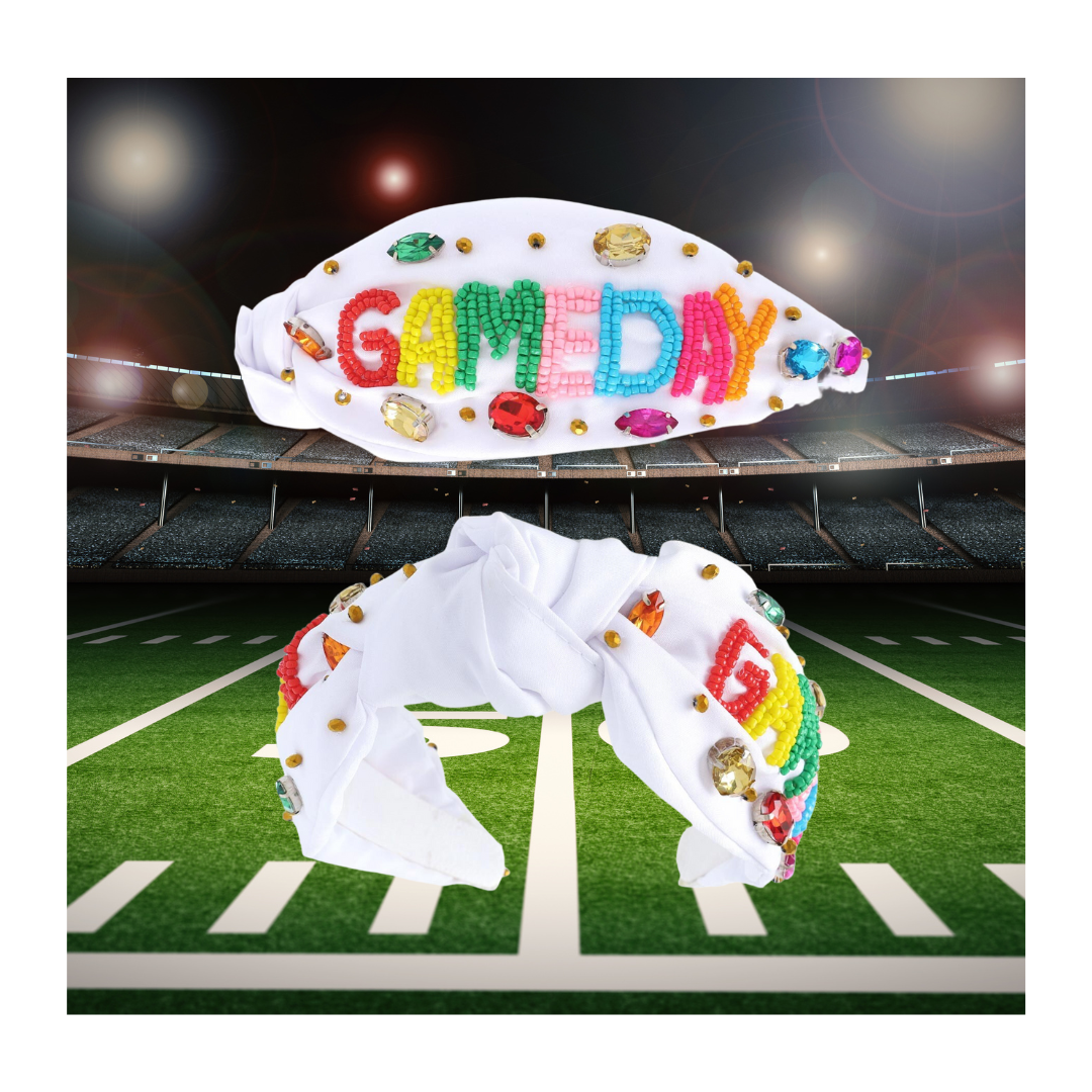 Gameday Blitz Headband - Rainbow