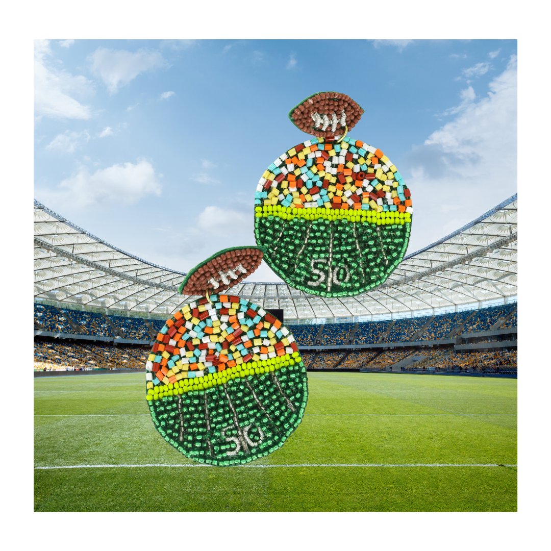 50 Yard Line Earrings