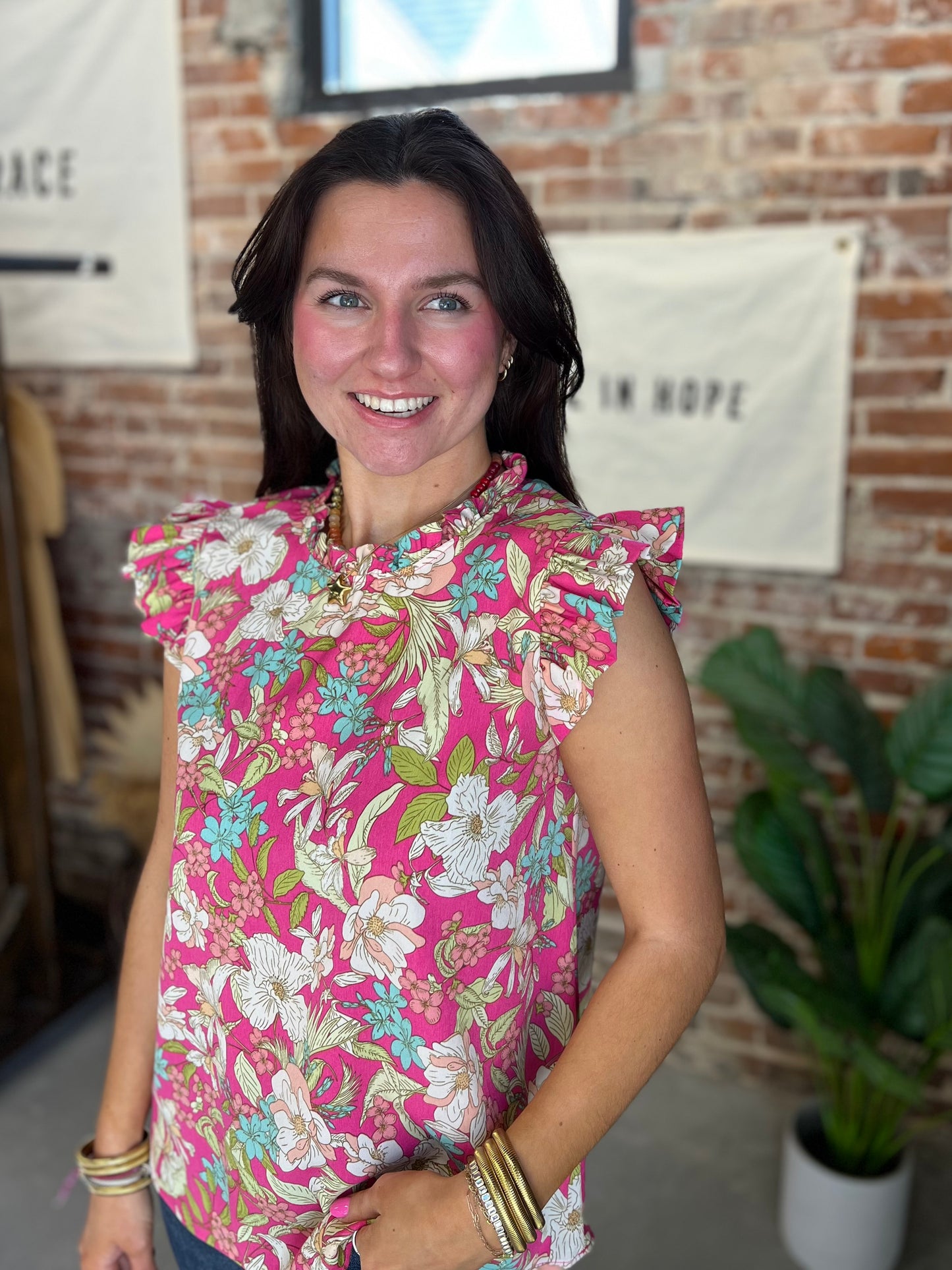 Melody Blouse - Fuchsia