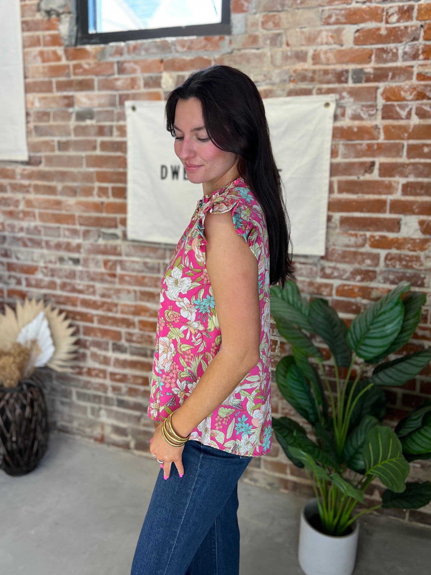Melody Blouse - Fuchsia