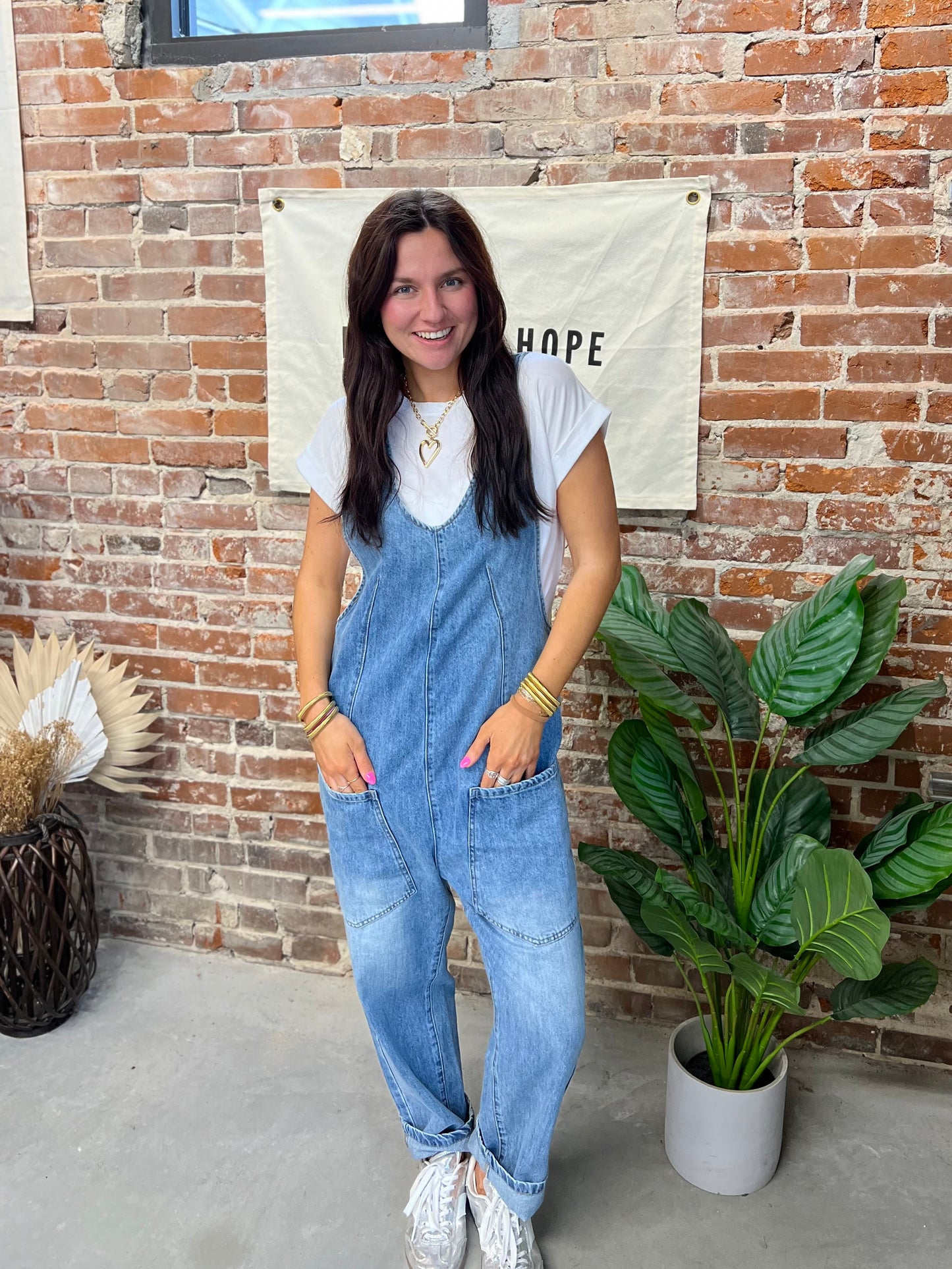 Mia Denim Overalls
