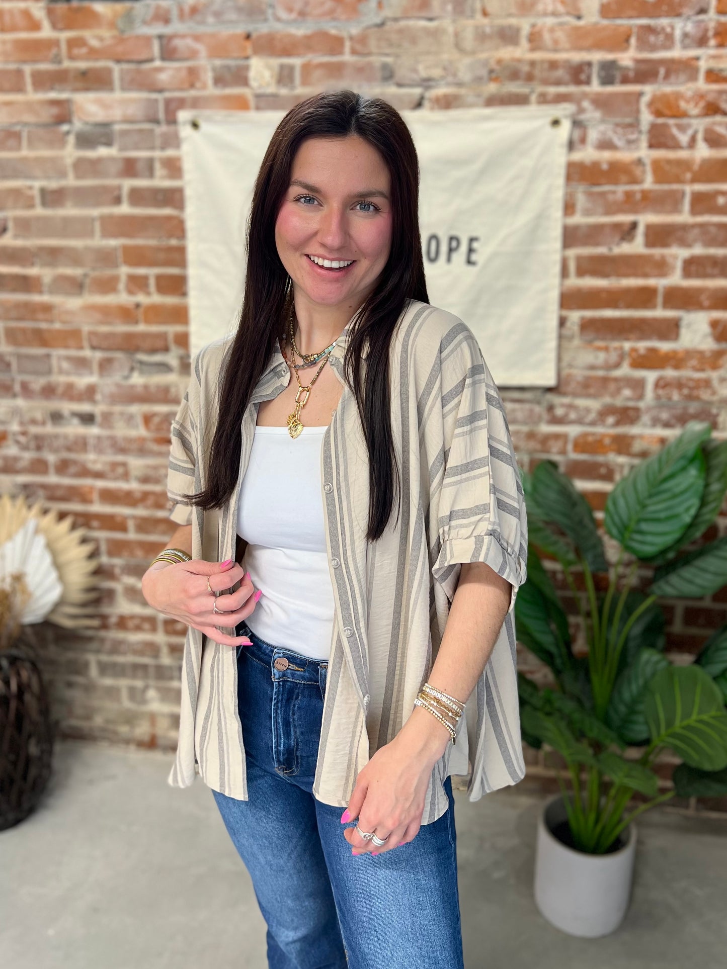 Beatrice Top - Taupe