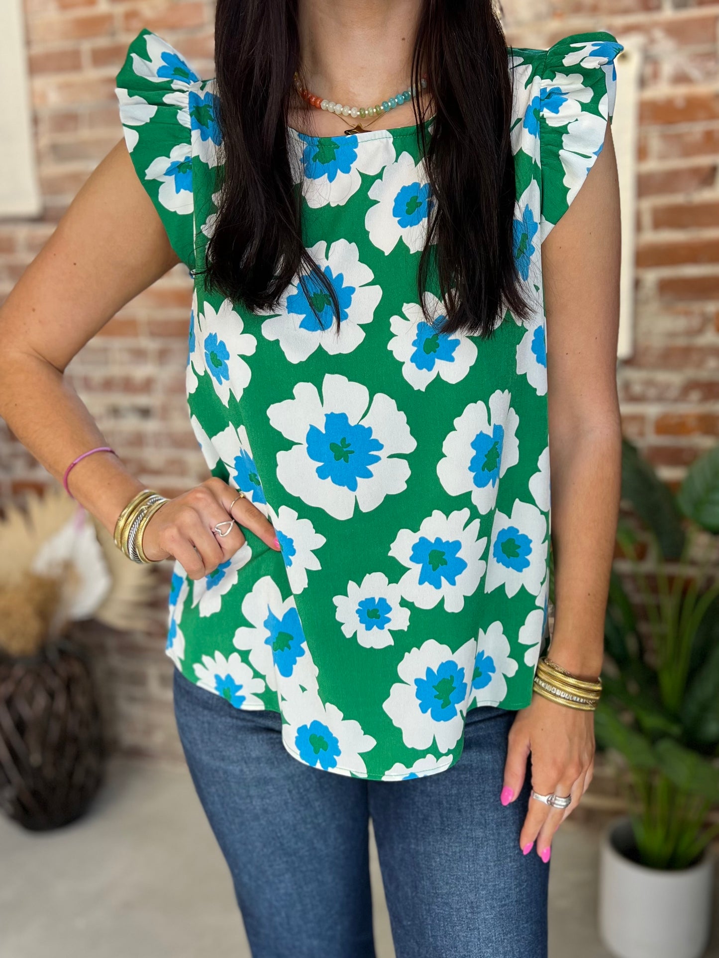Poppy Blouse - Green