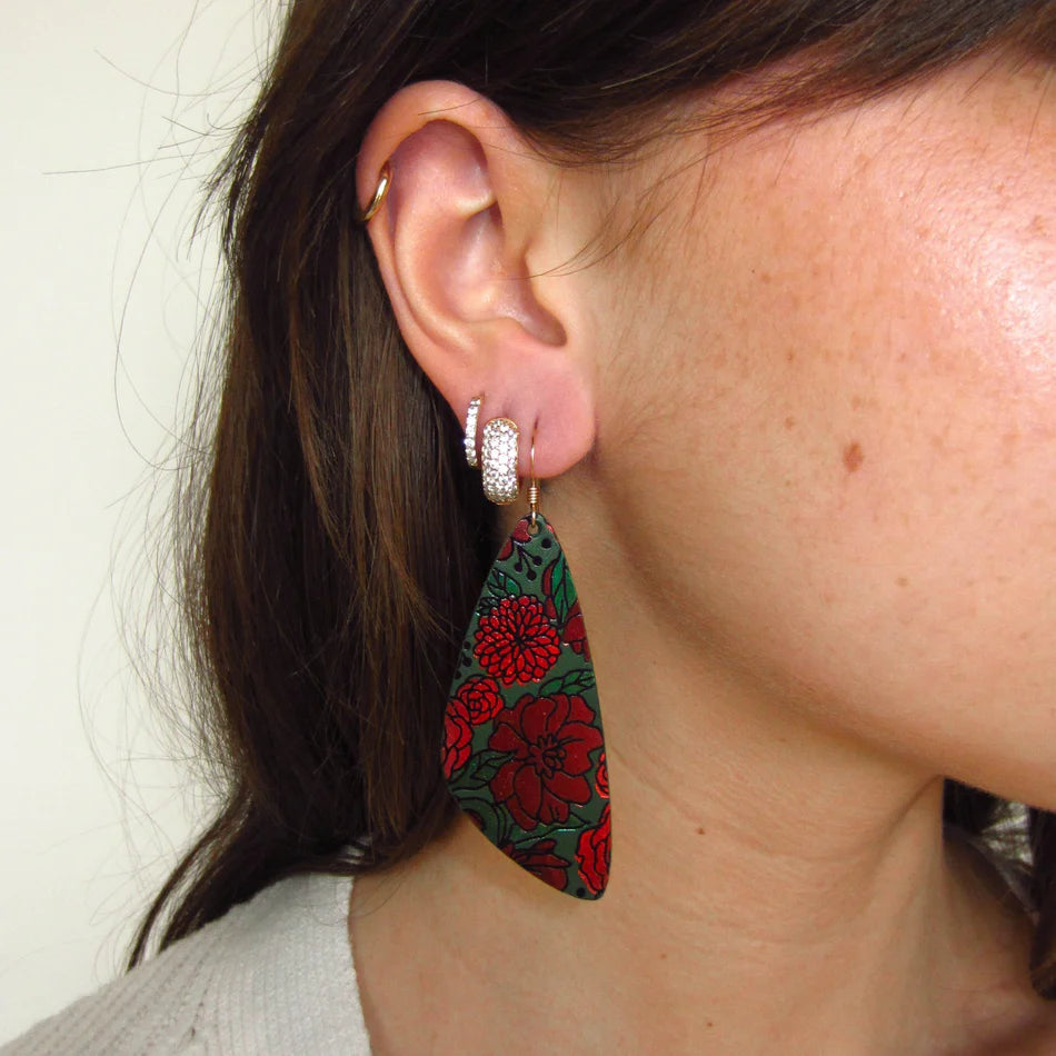 N+S - Red Midnight Floral Evie