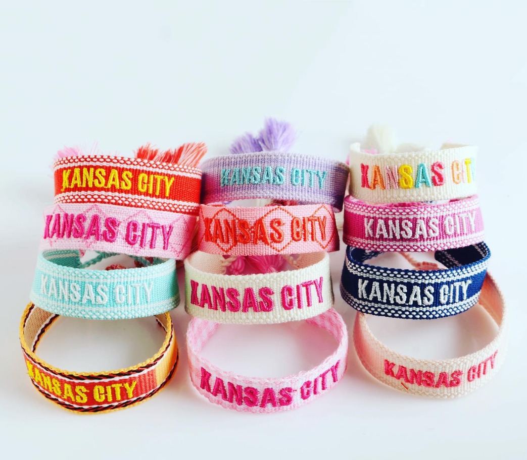 KC Embroidered Bracelet