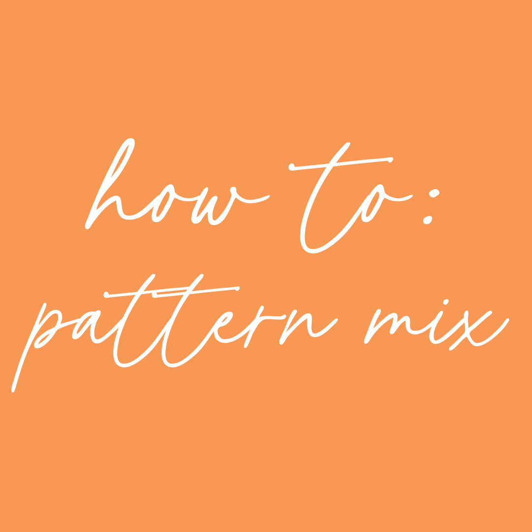 How To: Pattern Mix
