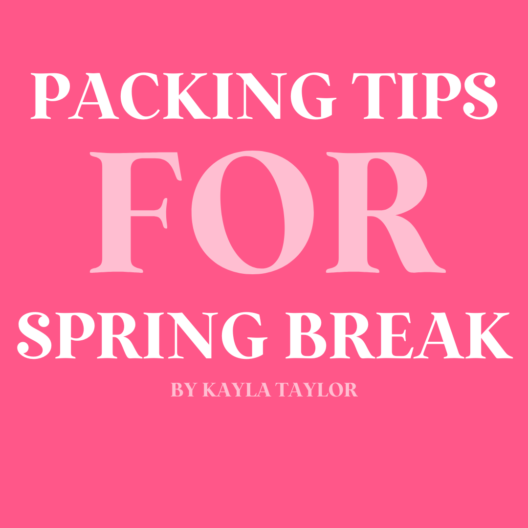 Kayla's Tips for Packing for Spring Break – Ellis Clothing Company