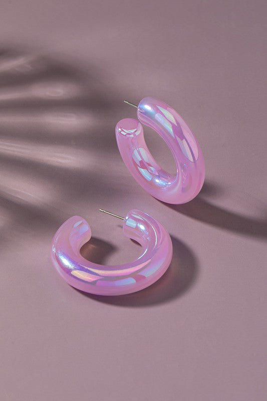 Aurora Borealis Hoops