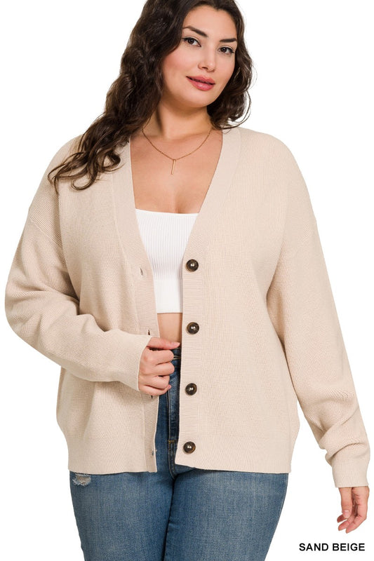 Elenora Cardigan - Sand Beige