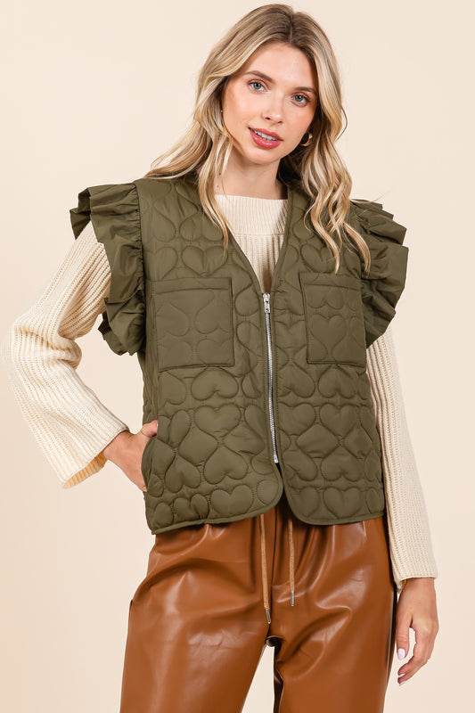 Hearts for Fall Vest