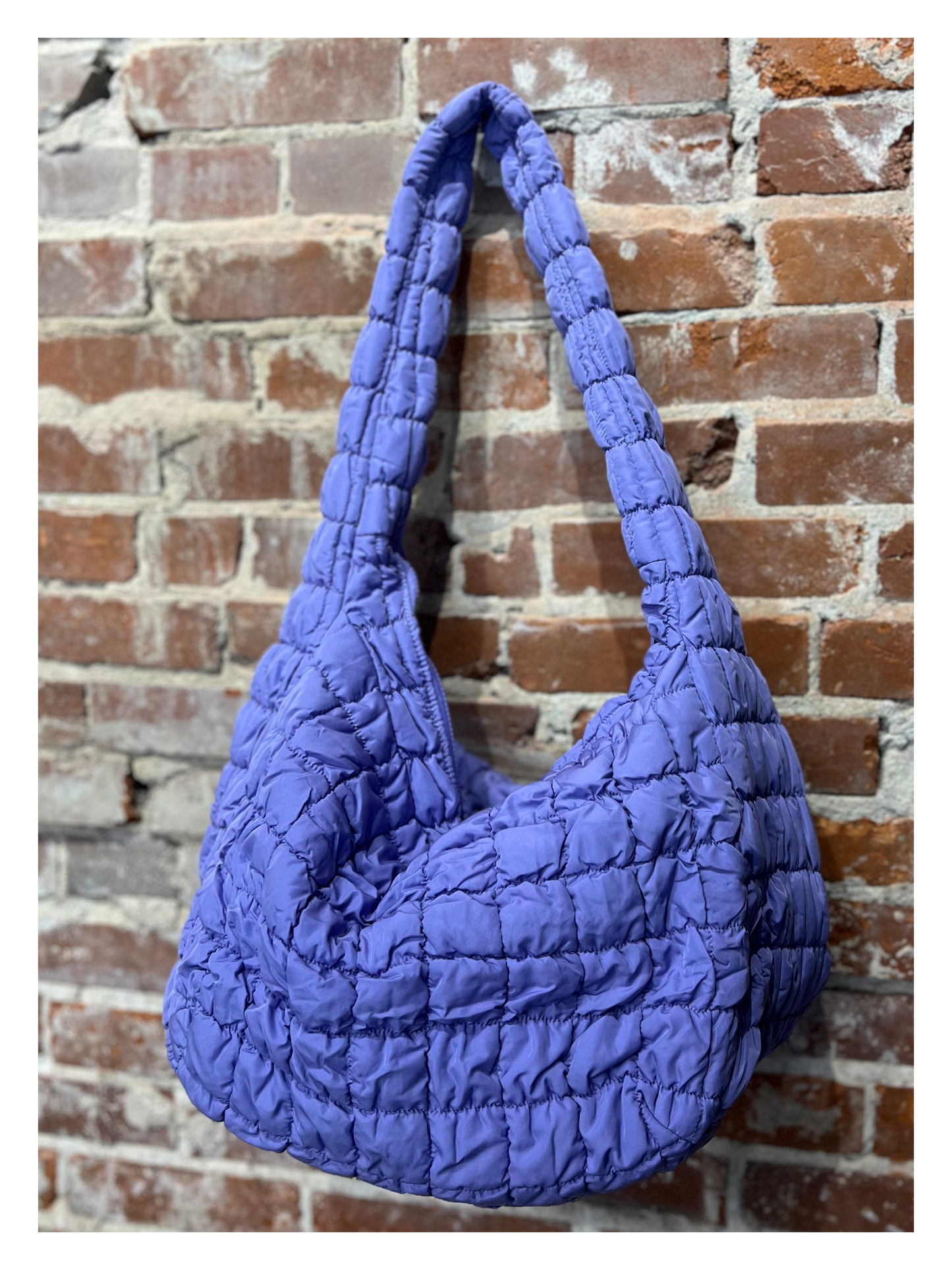 Jumbo Quilted Everything Bag - Lavender