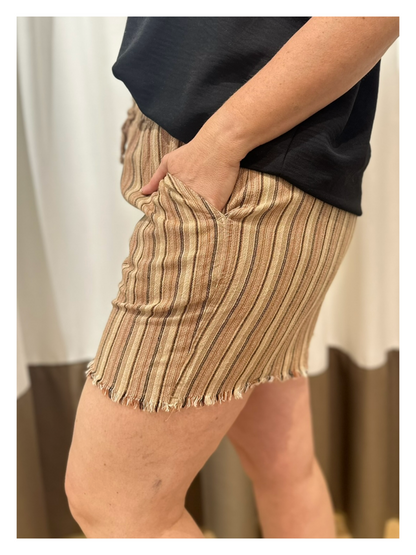 Kiki Printed Shorts - Stripes