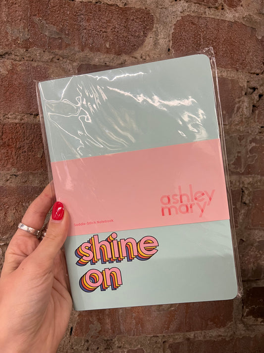 Shine On - Saddle Stitch Notebook