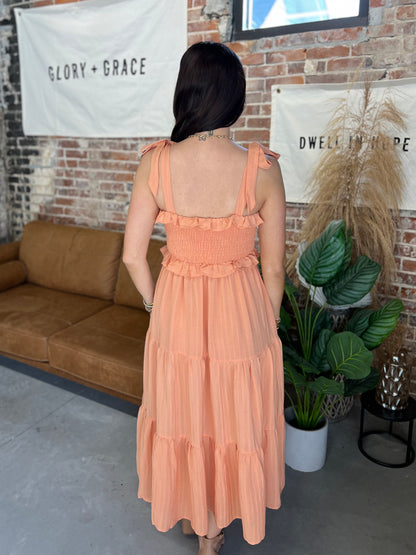 Briar Dress - Peach