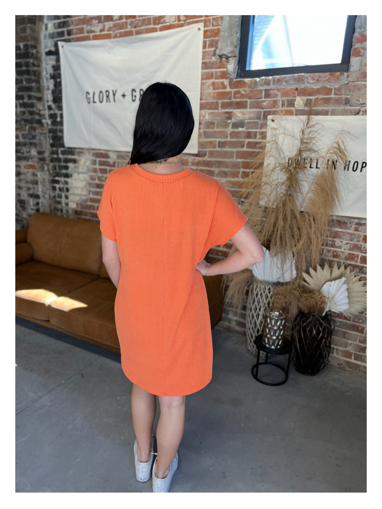Genesis Dress - Orange