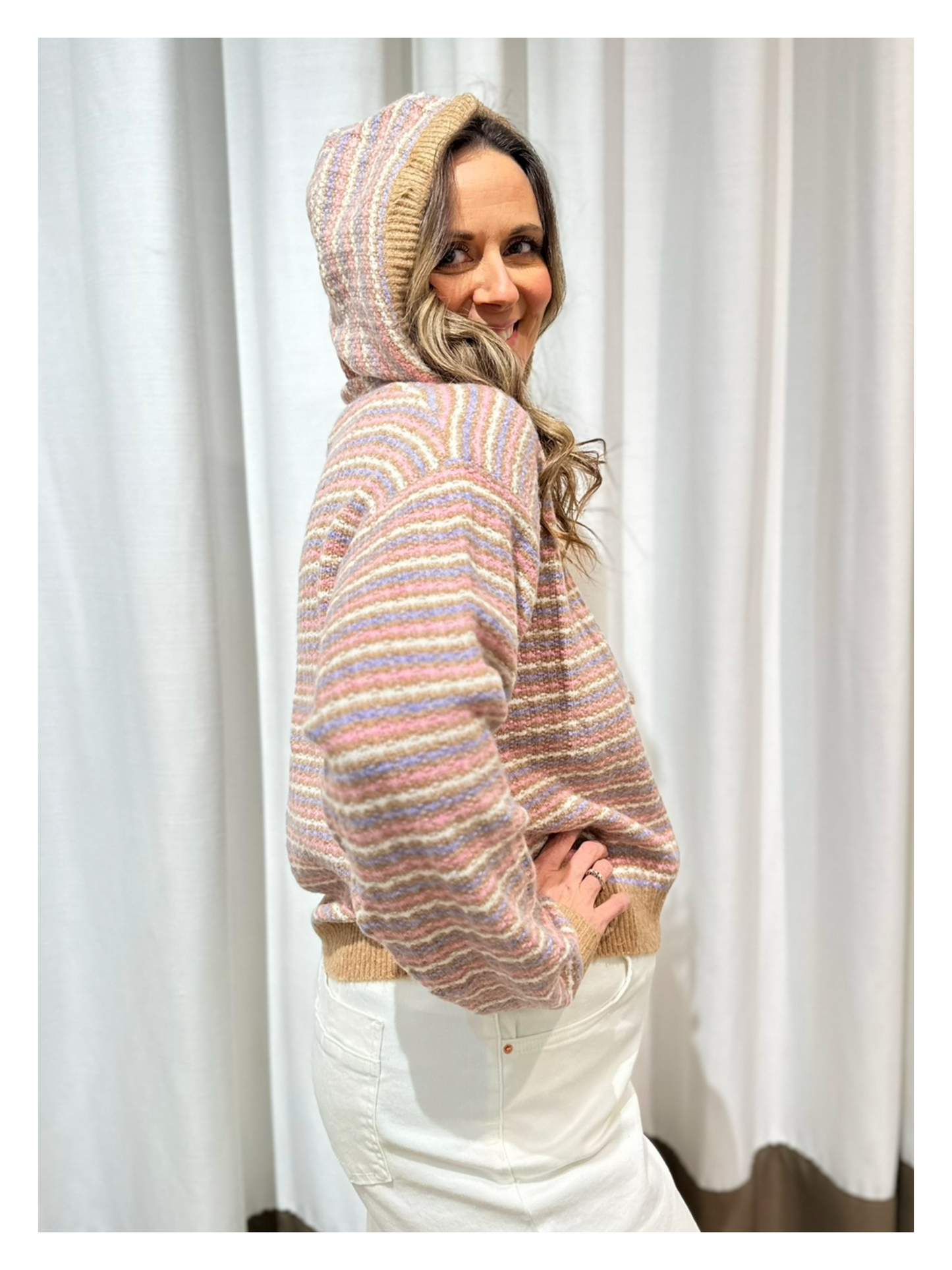 Delia Striped Sweater