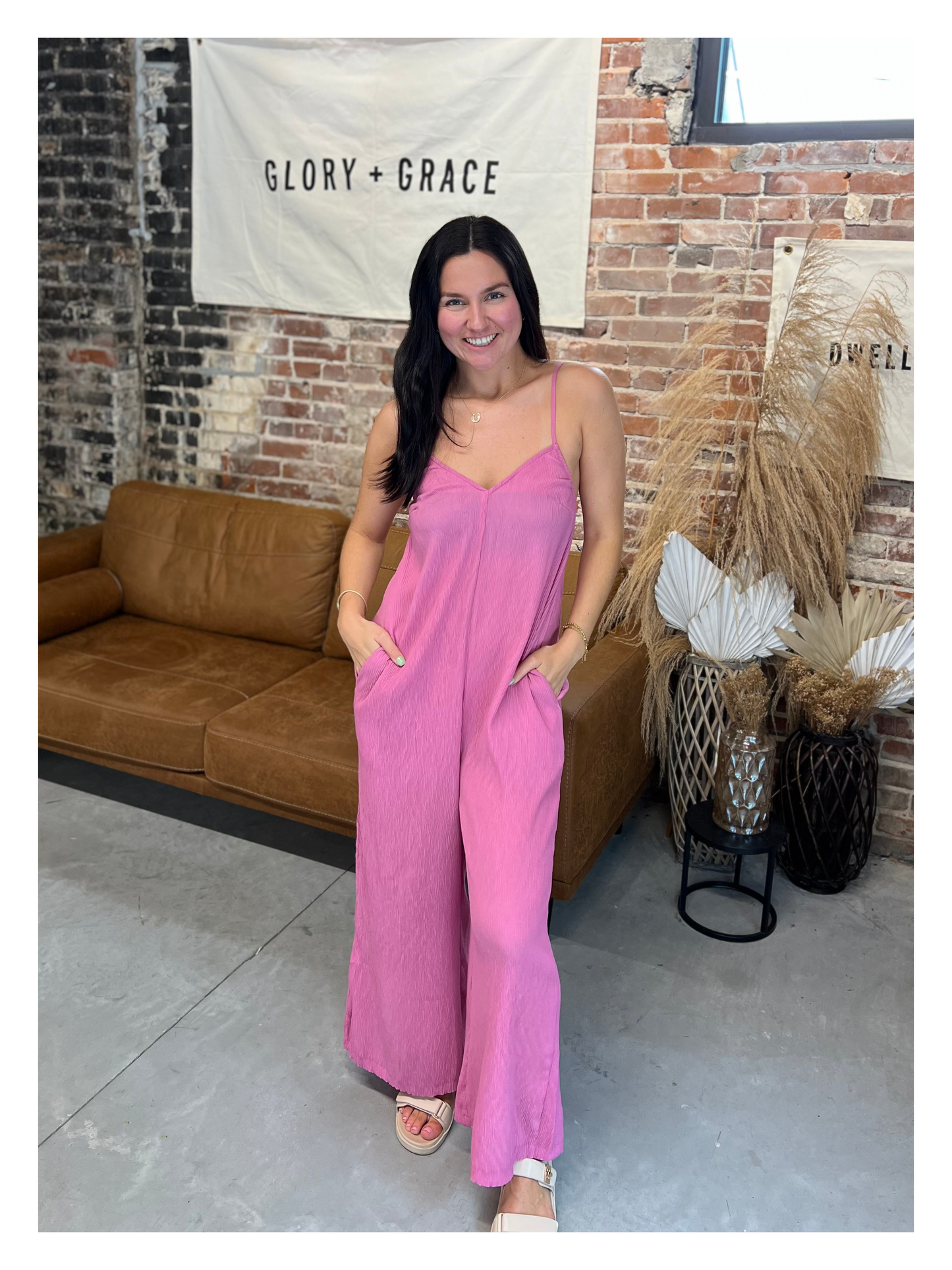 Janey Jumpsuit - Pink