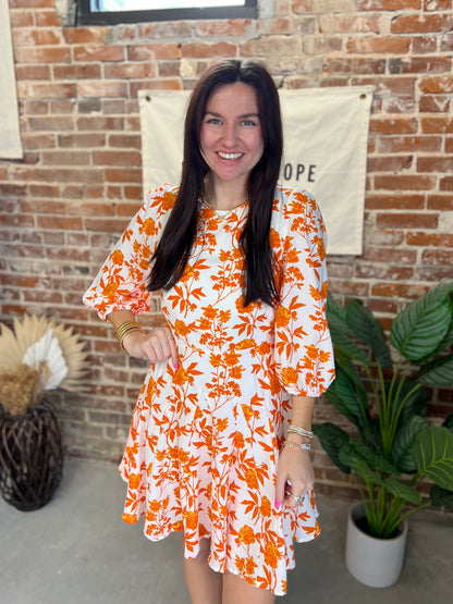 Janie Dress - Orange