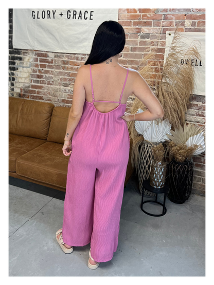 Janey Jumpsuit - Pink